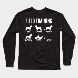 Field Training Field Spaniel Tricks Long Sleeve T-Shirt